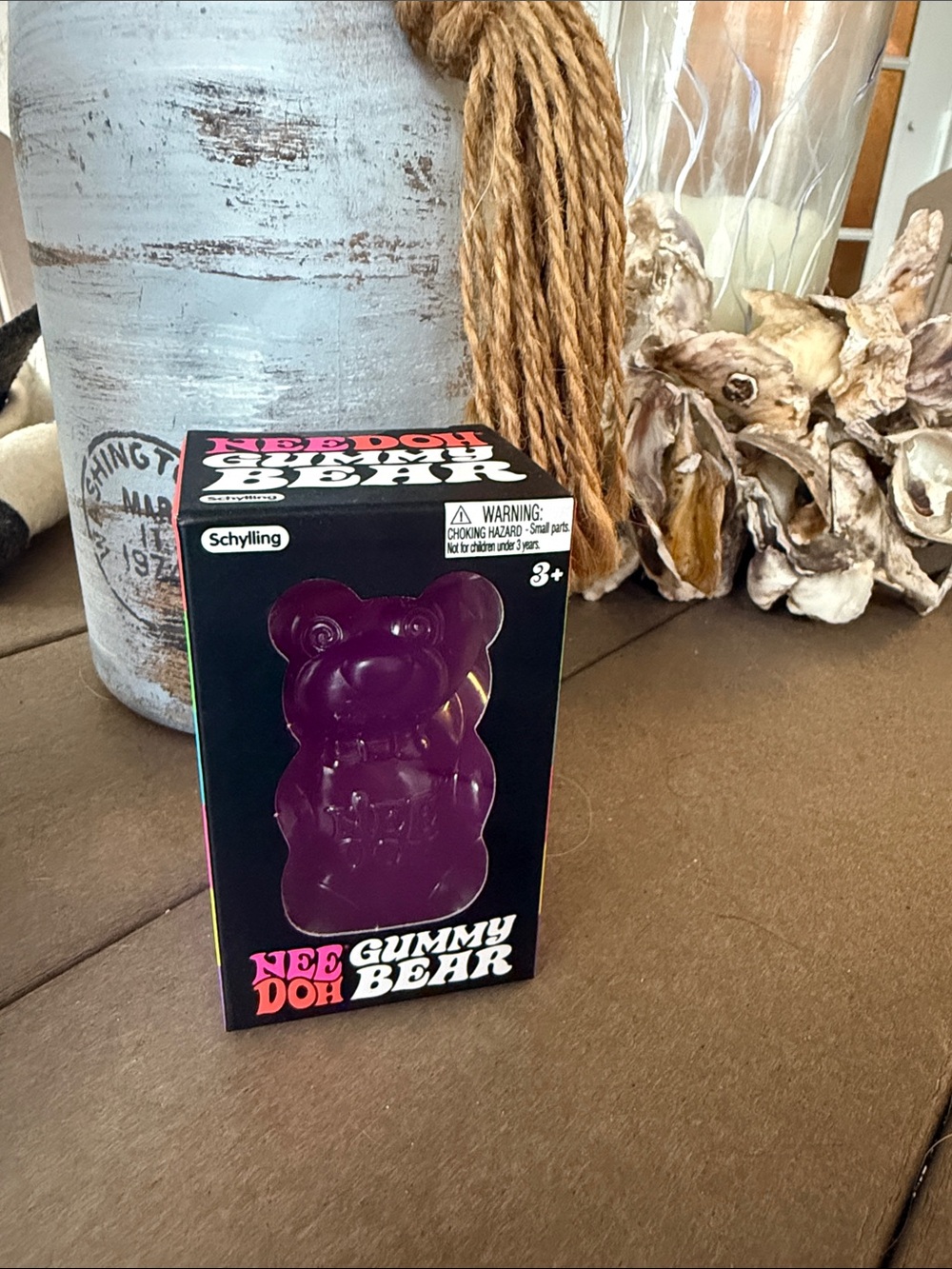 NeeDoh Gummy Bear Squishy Toy - Purple